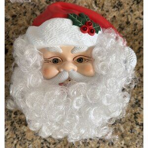 Vtg Telco Musical/Talking Santa Motion Sensor Hanging Wall Christmas Decor Works